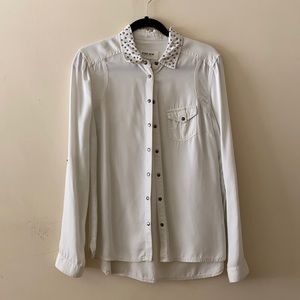 EVER NEW, Studded Colar Long Sleeve